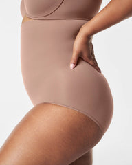 SPANXsculpt® Seamless Power High-Waisted Brief | Cafe Au Lait