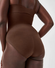 SPANXsculpt® Seamless Power High-Waisted Brief | Chestnut Brown