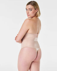 SPANXshape® Invisible High-Waisted Thong | Champagne Beige
