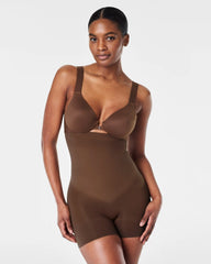 SPANXsculpt® Seamless Power High-Waisted Shorty | Chestnut Brown