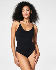SPANXsculpt® Seamless Power Thong Bodysuit | Very Black