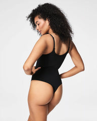 SPANXsculpt® Seamless Power Thong Bodysuit | Very Black