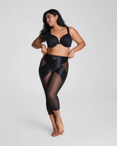 SPANXshape® Satin-X™ Capri | Very Black
