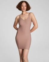 SPANXsupersmooth® Essential V-Neck Slip | Cafe Au Lait