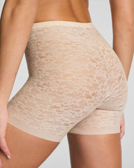 SPANXsupersmooth® Day to Date Night Lace Girlshort | Toasted Coconut