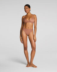 SPANXsupersmooth® Day to Date Night Lace Thong | Cinnamon