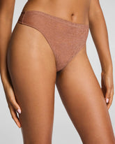 SPANXsupersmooth® Day to Date Night Lace Thong | Cinnamon
