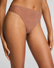 SPANXsupersmooth® Day to Date Night Lace Thong | Cinnamon