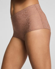 SPANXsupersmooth® Day to Date Night Lace Boyshort | Cinnamon