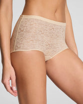 SPANXsupersmooth® Day to Date Night Lace Boyshort | Toasted Coconut