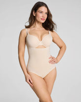 SPANXsculpt® GoFigure Open-Bust Bodysuit | Toasted Coconut