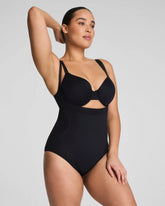 SPANXsculpt® GoFigure Open-Bust Bodysuit | Very Black