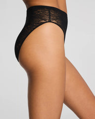 SPANXsupersmooth® Day to Date Night Lace Hi-Leg Brief | Very Black