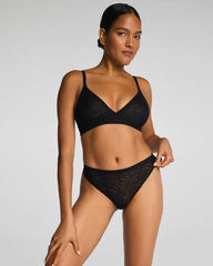 SPANXsupersmooth® Day to Date Night Lace Bralette | Very Black