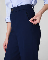 SPANXsupersmooth® Stretch Twill Wide Leg Pant | Timeless Navy