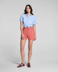 SPANXsupersmooth® Stretch Twill Short, 5" | Clay