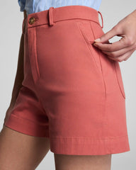 SPANXsupersmooth® Stretch Twill Short, 5" | Clay