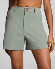 SPANXsupersmooth® Stretch Twill Short, 5" | Sage Brush