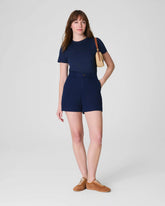 SPANXsupersmooth® Stretch Twill Short, 5" | Timeless Navy