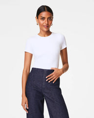 SPANXsmooth® Jersey Crewneck Tee | Classic White