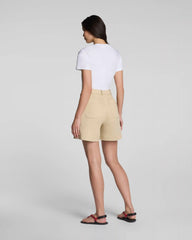 SPANXsupersmooth® Stretch Twill Short, 7" | Sandbar