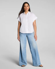 SPANXsupersmooth® Authentic 360 Lightweight Super Wide Leg Jeans | Seaside Blue