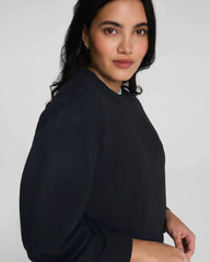 SPANX® Ponte Crewneck Long Sleeve Top | Classic Black