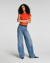 SPANXshape® EveryWear Pull-On Wide Leg Jeans | Antique Indigo