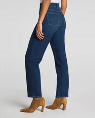 SPANXshape® Authentic 360 Mid-Rise 90s Straight Leg Jeans | Adriatic Blue