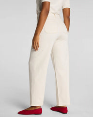 SPANXshape® Authentic 360 Utility Barrel Leg Jeans | Alabaster