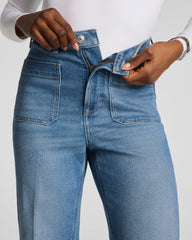 SPANXshape® Authentic 360 Easy Flare Jeans with Patch Pockets | Elysian