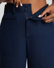 SPANX® EasyBreezy Cotton Linen Super Wide Leg Pant | Timeless Navy