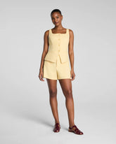 SPANX® EasyBreezy Cotton Linen Short, 5" | Sunbeam