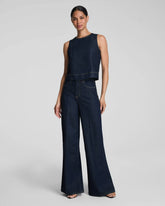 SPANXsupersmooth® Authentic 360 Lightweight Super Wide Leg Jeans | Deep Sea