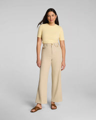 SPANX® Ribbed Knit Crewneck Tee | Sunbeam