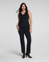 SPANXsupersmooth® PerfectFit Ponte Kick Flare Pant with Pintuck | Classic Black