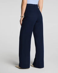 SPANXsupersmooth® Stretch Twill Wide Leg Pant with Patch Pockets | Timeless Navy