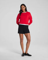 SPANXsupersmooth® Stretch Twill Short with Patch Pockets, 5" | Classic Black