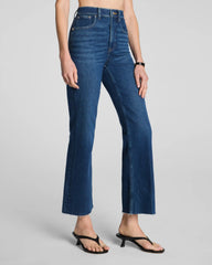 SPANXshape® Authentic 360 Raw Hem Kick Flare Jeans | Adriatic Blue