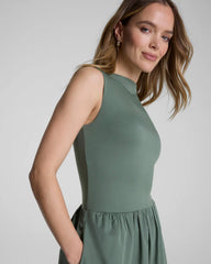 SPANXsmooth® Jersey High Neck Midi Dress | Eucalyptus