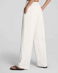 SPANX® CarryOn Pleated Wide Leg Pant | Ivory
