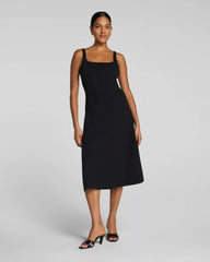 SPANXshape® Ponte Fit and Flare Midi Dress | Classic Black