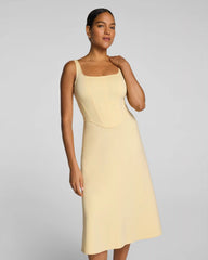 SPANXshape® Ponte Fit and Flare Midi Dress | Sunbeam