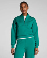 SPANX AirEssentials® Shawl Collar Half Zip | Jade