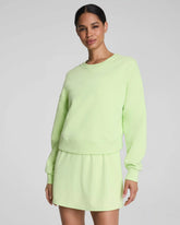 SPANX® BoostUp Cotton Fleece Crewneck | Zest