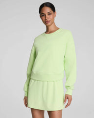 SPANX® BoostUp Cotton Fleece Crewneck | Zest