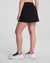 SPANX® BoostUp Cotton Fleece Skort, 15" | Very Black