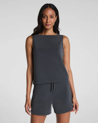SPANX AirEssentials® Sandwashed Boatneck Tank | Graphite