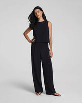 SPANX® CarryOn Pleated Wide Leg Pant | Classic Black