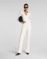 SPANXsupersmooth® Stretch Twill Easy Flare Pant | Ivory